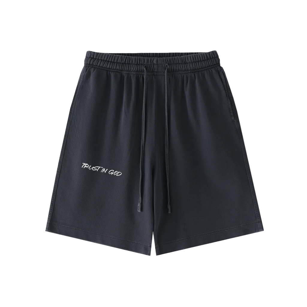 Vintage Wash Cotton Shorts