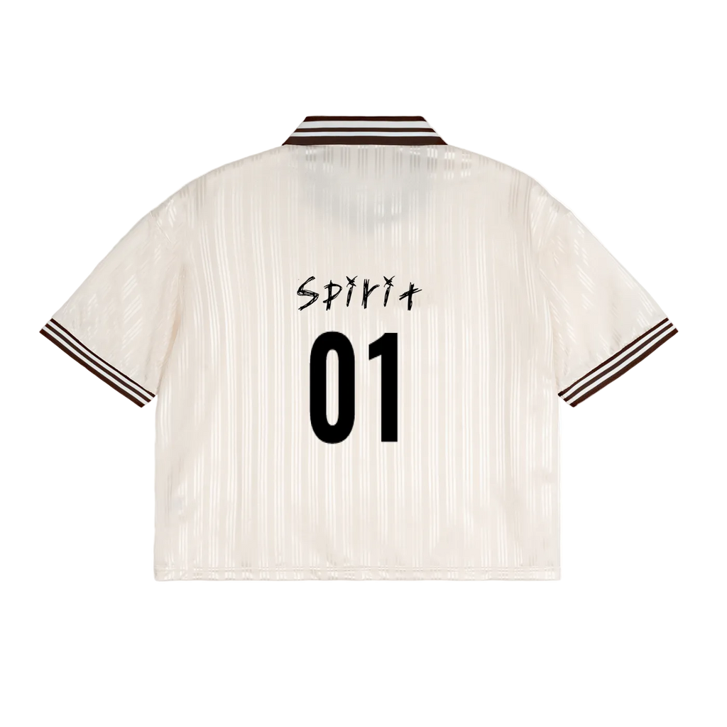 Contrast Stripes Polo Collar T-Shirt