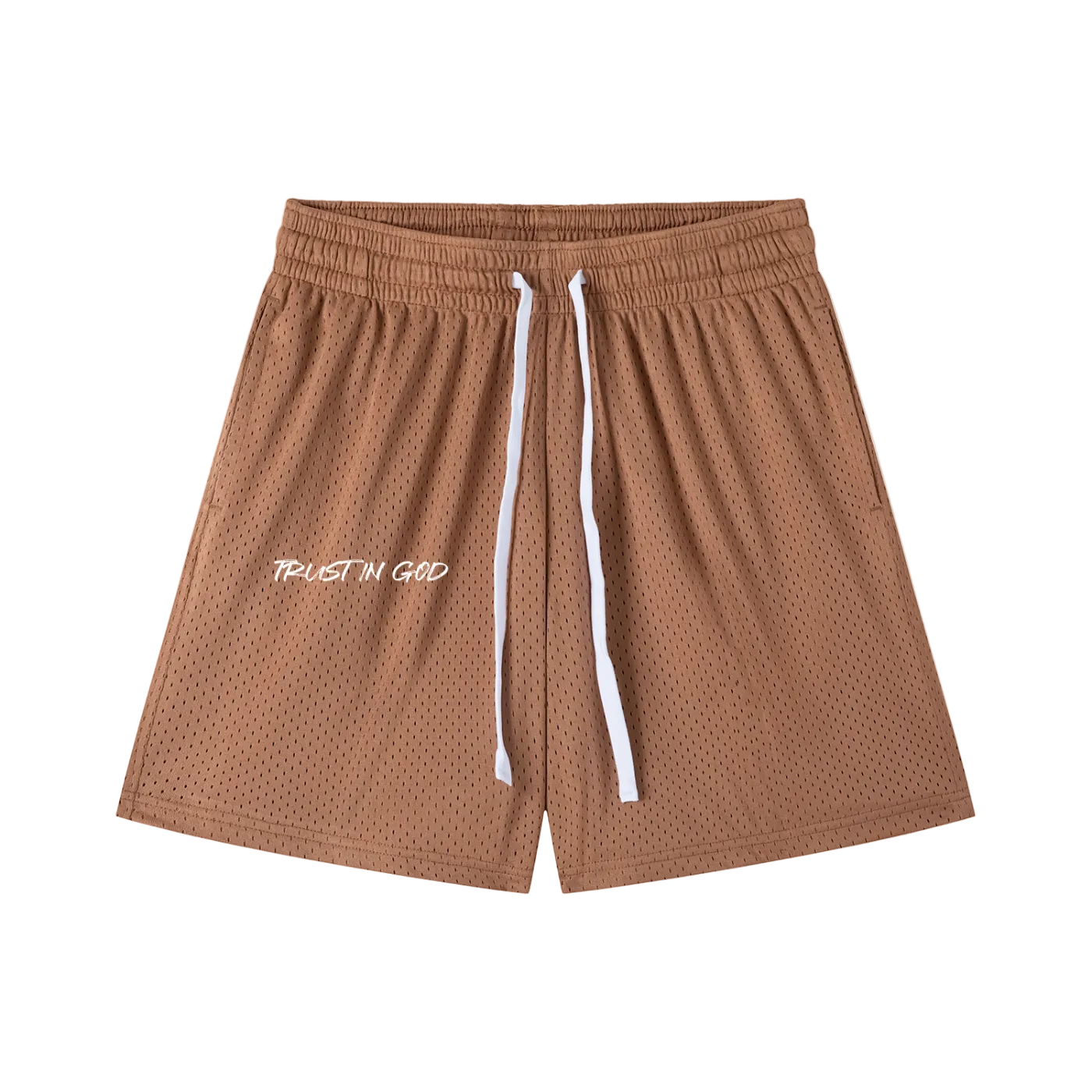 Mesh Drawstring Shorts