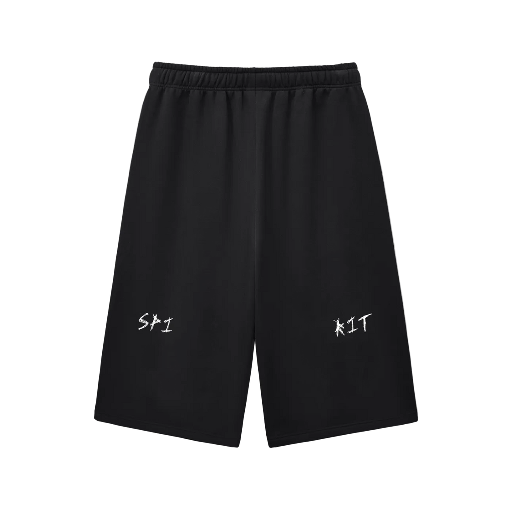 Relaxed Drawstring Three-quarter Sweatpants
