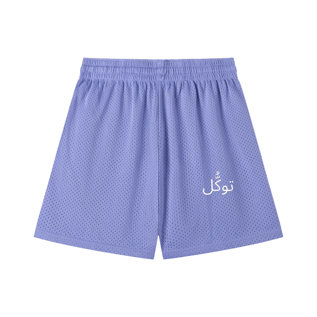 Mesh Drawstring Shorts