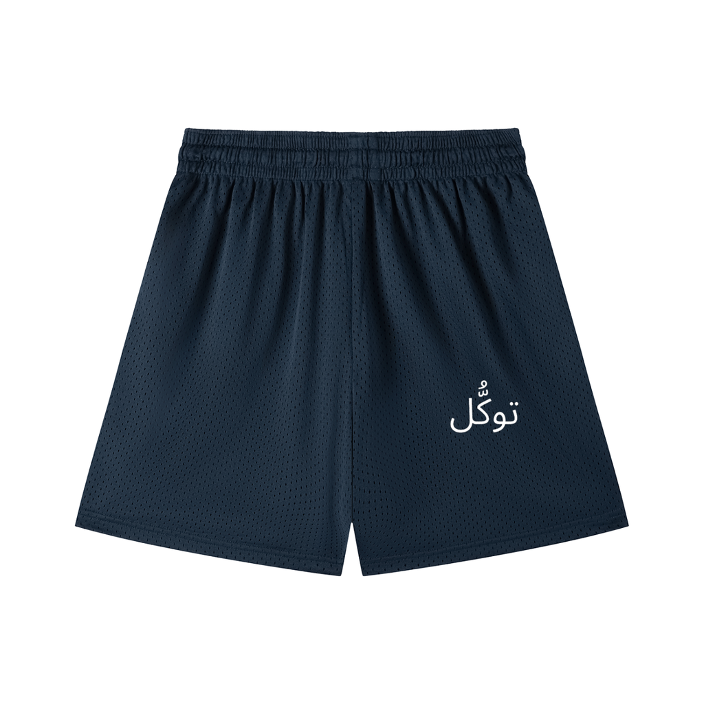 Mesh Drawstring Shorts